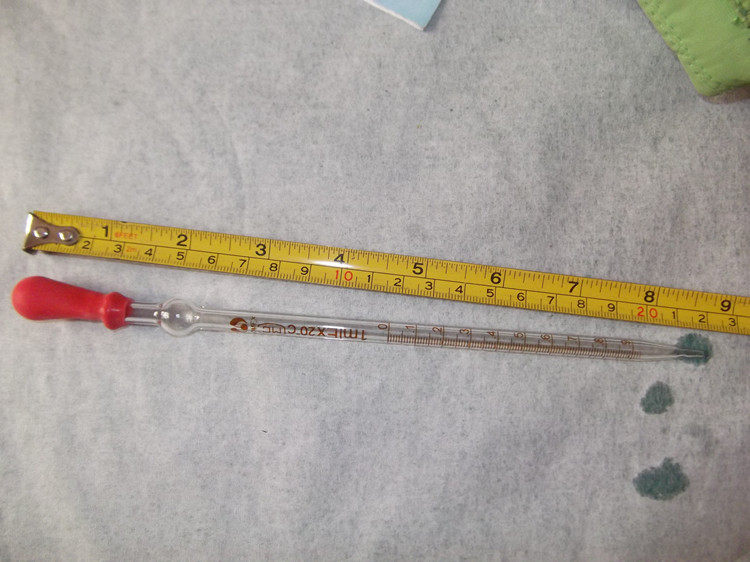 一球刻度滴管1ml,移液管1ml,胶头滴管,