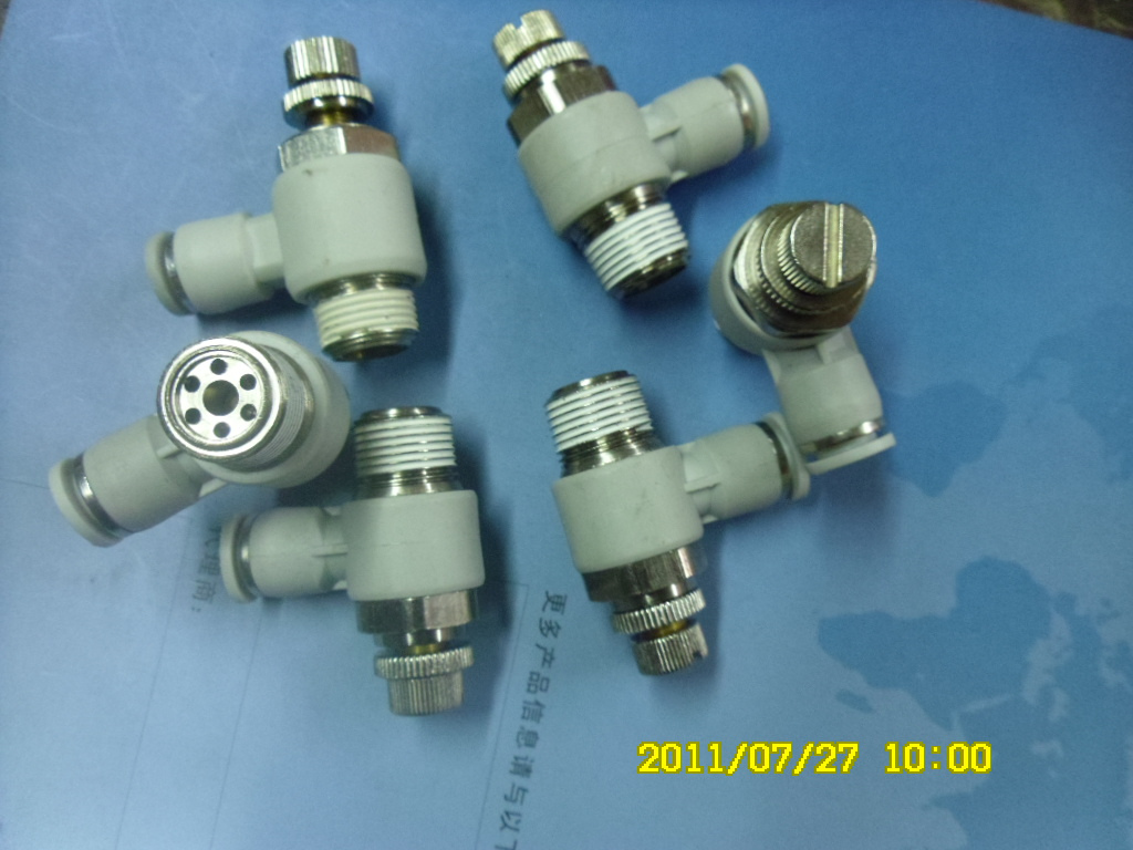 Direct sales Sino-Italian joint venture pneumatic joint adjustable throttle valve SC8-03 tooth 3 inserted 8MM windpipe spot