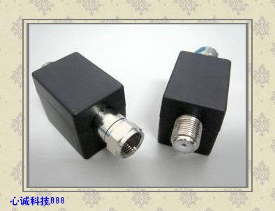 Cable TV isolator LCD TV top box antenna isolator F male to female English