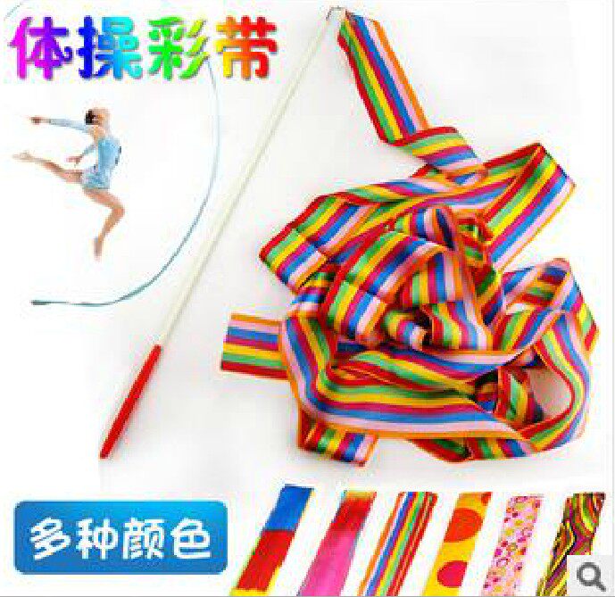 Rhythmic Gymnastics Ribbon Kindergarten Ribbon New and Unique Toy Wholesale Street Stall Wholesale