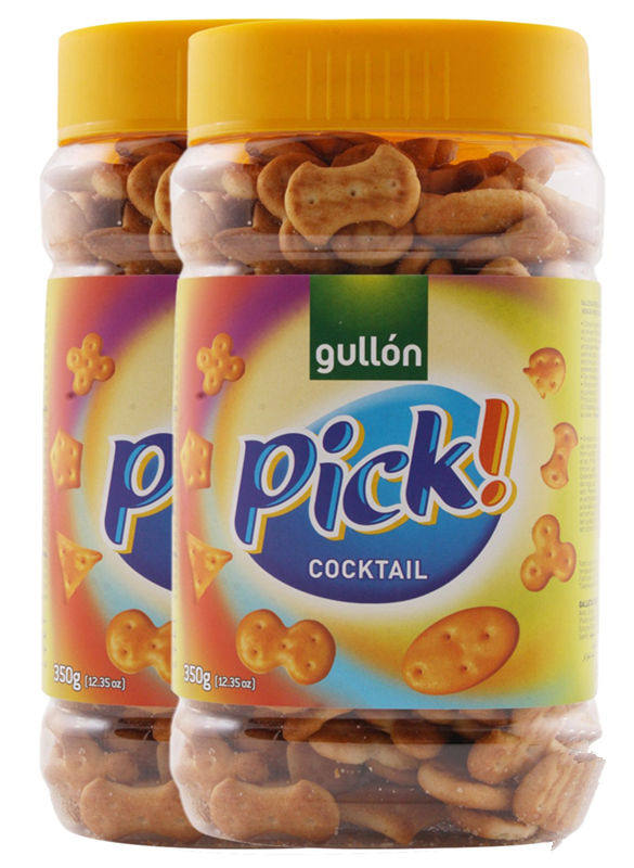 Spain imported gullon Gu Youyi pick up salty biscuits 350g*2 cans salty biscuits crispy and delicious