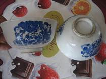 Chinas old porcelain fish dragon change bowls a pair of intact rare childrens fish dragon figure 1