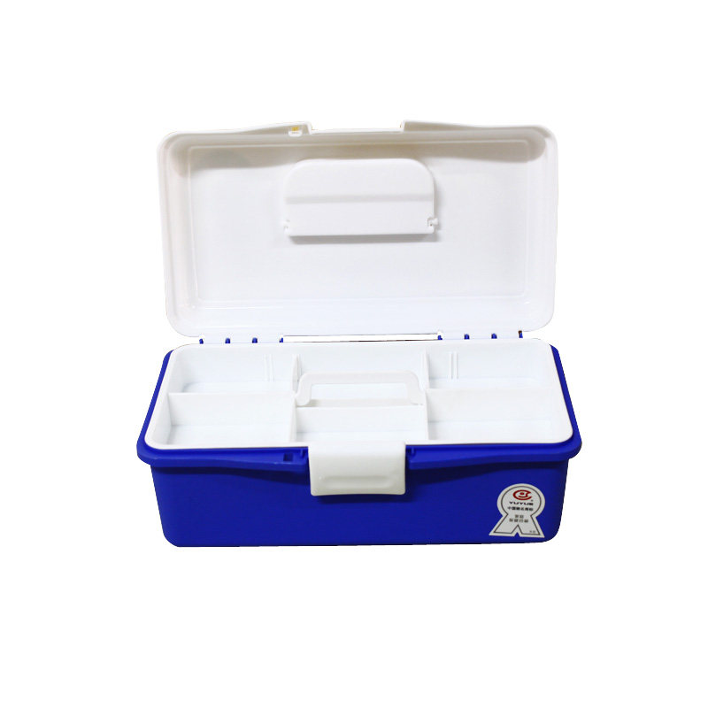 鱼跃家庭保健药箱B型医药箱家用野外安全急救箱不附器材