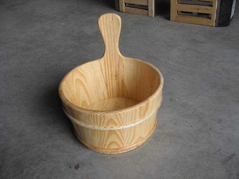 Sauna room wooden barrel {with inner container} sauna room accessories sauna swimming pool equipment