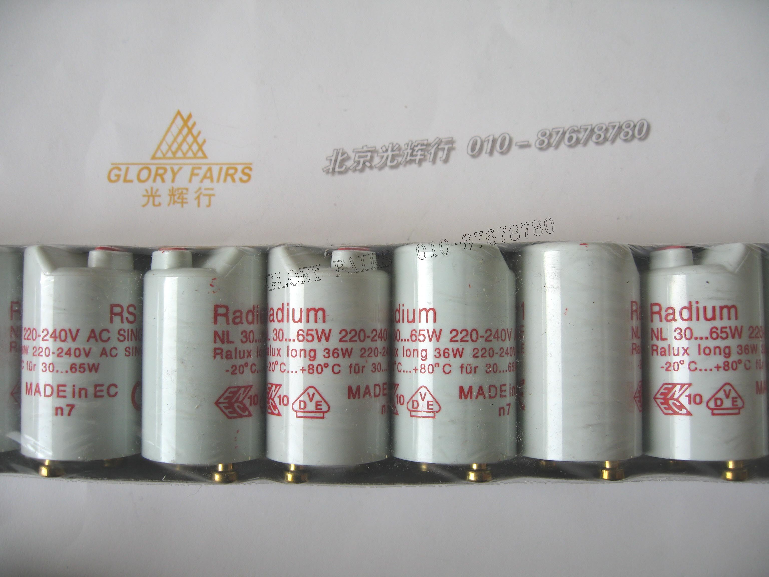 Radium Ralux long 36W starter 30-65W lamp tube RS71 NL 230V 220V 