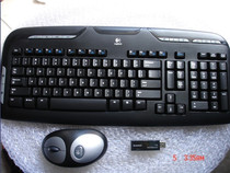 Logitech Wireless Keyboard Mouse set EX110 keyboard Logitech mouse U disk dual-pass receiver