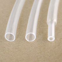 Four double double paroi tube transparent Phi 4 m m avec tube thermorétré rétrécissement épais tube de paroi 4 fois rétrécissement du sceau de résistance à leau