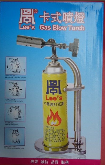 Taiwan Spray Lamp Shelf Stainless Steel Cassette Gas Spray Lamp spray lamp gas spray gun