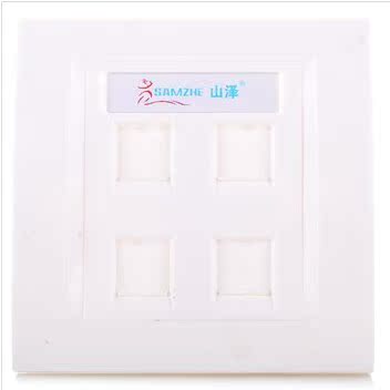 Yamazawa WAN-14 thickened luxury voice information four-port panel