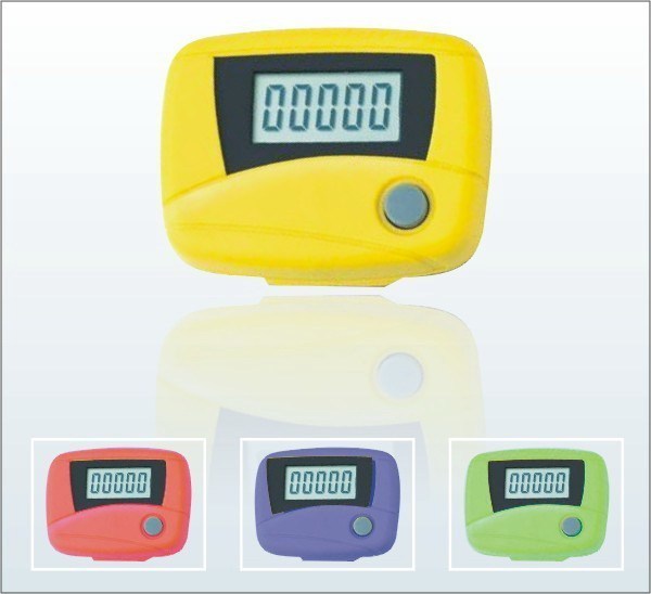 Value-for-money simple one-button 2d pedometer copper movement large screen elderly pedometer exported to the United States 10,000 pedometer