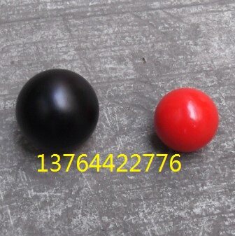 Handle ball gum wood ball electric wood handle star handle rubber wood round ball M6M8M10M12 black ball red ball