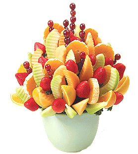 Beijing Guozhiyuan Fruit Flowers Flower Basket Fruit Bouquet Birthday Cake Creative Gift Fruit Blue Strawberry Bouquet