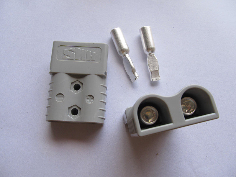 High-power high-current fast charging connector 120A600V Anderson connector stacker yin and yang plug
