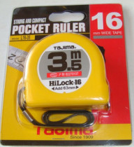 Tajima Tape Measure Field Island L16-35 Tape Measure 3 5 m Measuring Tape Width 16MM Length 3 5M