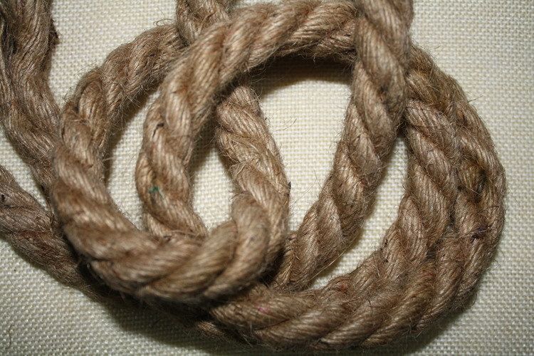 24cm thick hemp rope guardrail rope tug of war rope decorative rope aerial work rope jute rope 95m