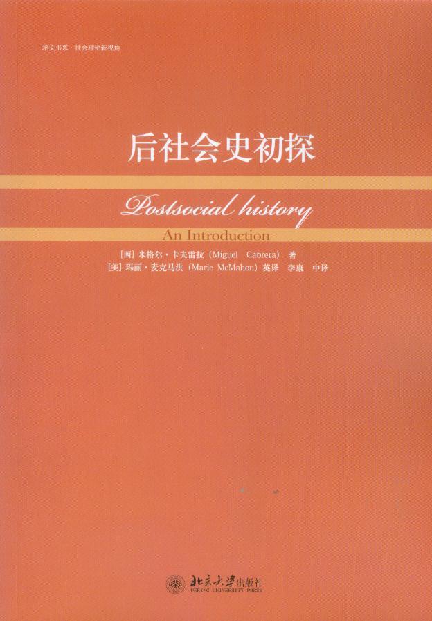 培文书系社会理论新视角/后社会史初探