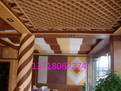 Hot selling ecological wood green wood suspended ceiling background wall hotel decoration decoration background wall interior decoration materials