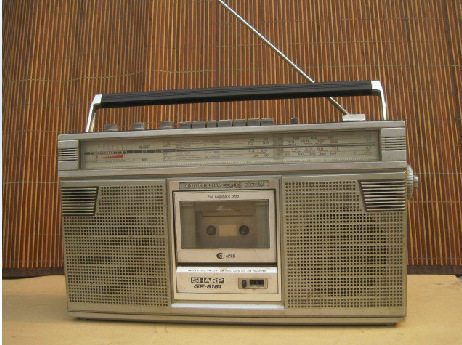 Used Japan imported original Sharp GF-6161Z recorder Single card recorder radio