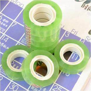 Stationery glue 1 2cm * 18Y transparent adhesive tape small adhesive tape super adhesive tape 12 roll cylinder