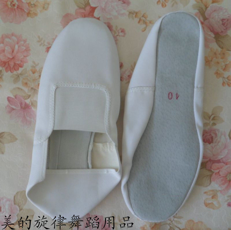 Gymnastics shoes cat paw duobao double heart two bottom shoes aerobics yoga shoes ballet training shoes belly dance soft sole dance shoes