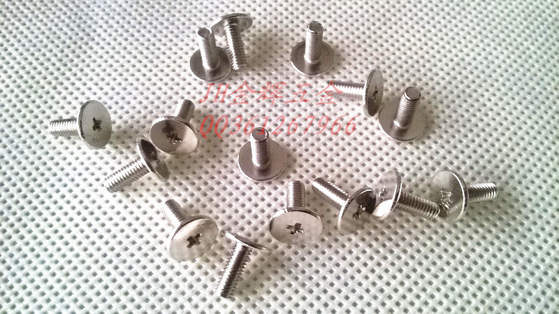 CM thin head screw thin edge large flat head flat head cross machine wire tooth screw M3 round head large 6 7 8 10MM