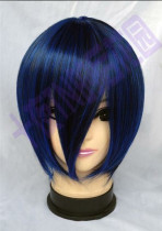 Ten Nights TN-blue mixed black high temperature msn Shire Yueong a few fights Okazaki pengya cos wig