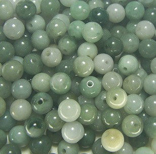 Jade Emerald Jade Beads Loose Pearl Wholesale A stock of 8mm round beads