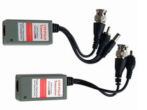 Three-in-one transmitter RJ45 transmitter video power data or audio