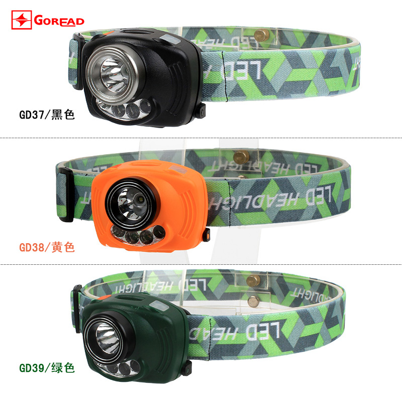 Induction fishing lights LED night fishing headlights outdoor bicycle headlights mountaineering camping strong light R2