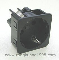 G45 Schuko sound socket Dfoul buckle socket European gauge sound connector cabinet clamping socket