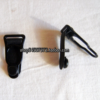 Flash ຂາຍຮູບຂອງແທ້ garter belt metal buckle black metal clip small garter buckle DIY sock buckle handmade parts