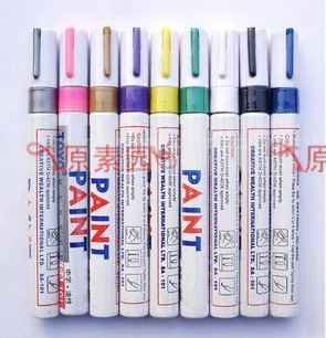 TOYO paint pen SA-101 Car repair pen Graffiti pen Paint pen Signature pen White marker pen