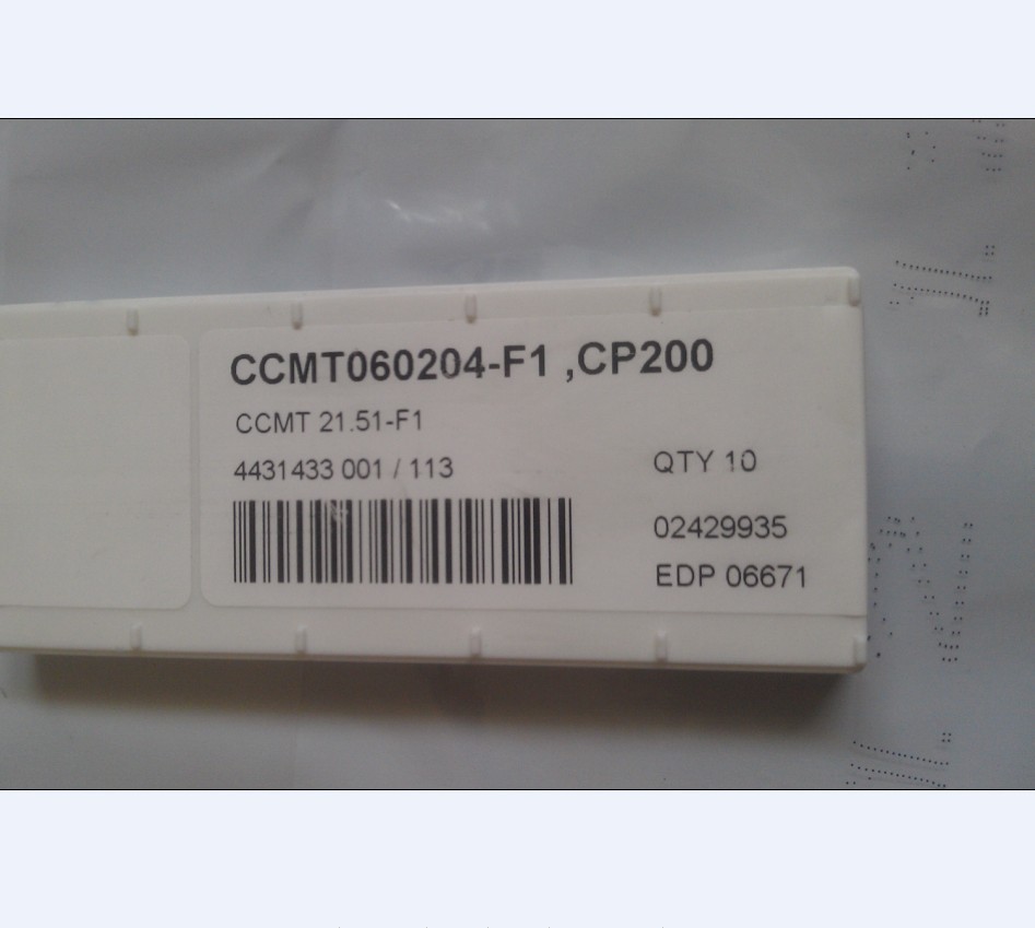 CCMT060204-F1CP200 Mountain High Blade for Front Request for Quotations]