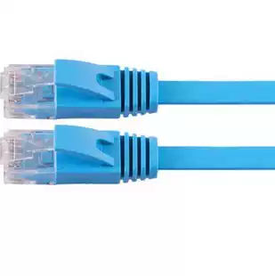Shanze SZ-605BE super six types of network cable CAT 6 Gigabit ultra flat network route blue 5 meters