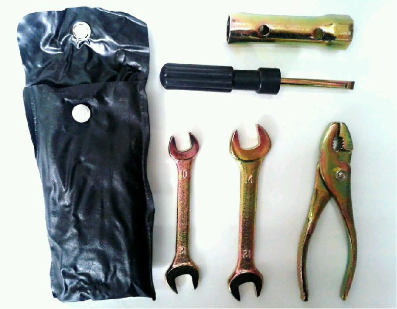 5-piece set of motorcycle tools, following tools for all models, motorcycle accessories