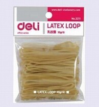 Dexi latex ring rubber band (30g bag) 100 bag 3211
