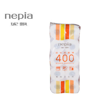 妮飘卷筒卫生纸400节3层10卷装