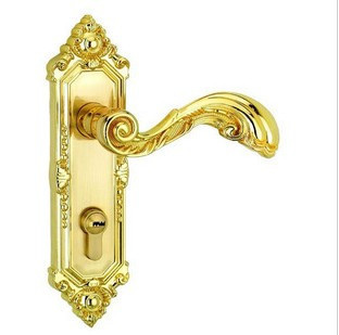 Yonggu door lock, Leju door lock, single tongue door lock, golden door lock, indoor door lock 2683G-G