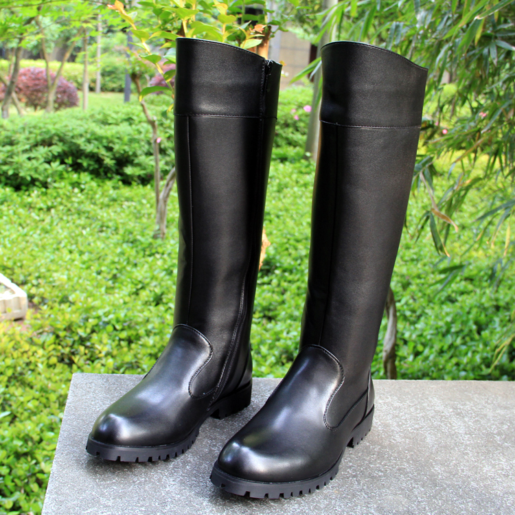 Men's High-Top Riding Boots, World War Ii German Boots, Parade Boots, Ceremonial Boots, Long Boots, Large Size Riding Boots, Men's Summer Boots