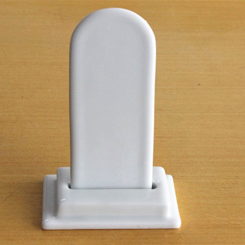 Detached high white glaze single-sided all-ceramic spirit card