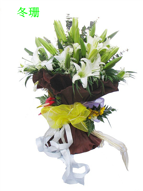江阴溧阳乐清香水百合花束金坛同城鲜花速递朋友同事领导长辈礼物