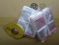 Three inch 8CM small disc bag transparent plastic bag English bag one pack 500 small plate packaging bag