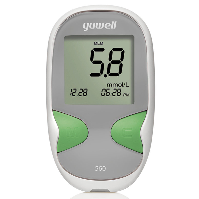 鱼跃家用免调码血糖仪悦准Ⅱ型血糖仪纸采血针免调码血糖测试纸