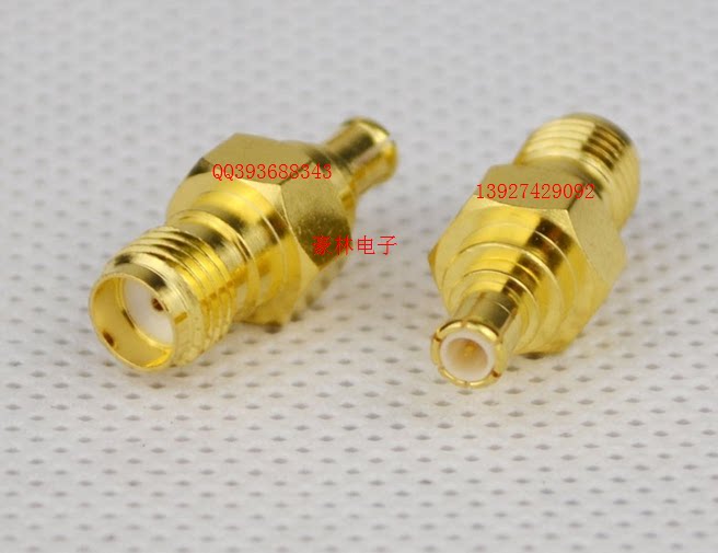 MCX SMA-JK RF coaxial connector copper gold-plated high-quality adapter MCX male SMA female 50 Euro