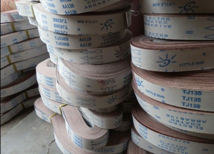 Small sun TJ135 soft cloth red sandsand with metal wood furniture hardware furniture and other polished sand belts 2100 * 50