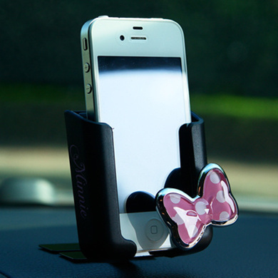 NAPOLEX 米妮 iphone5苹果4S三星汽车用车载手机架 汽车饰品
