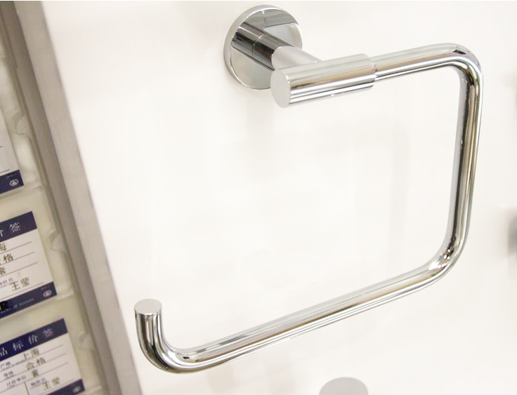 Section K-14456T-CP BN SN PGD BGD RGD Stini Towel Ring
