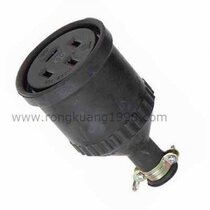 WJ-7430B 30A 250 power connector 4-core outdoor socket Rubber intermediate socket