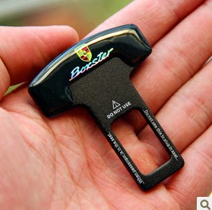 保时捷911新卡宴帕纳梅拉 装饰品 汽车安全带夹 保险带卡扣 插销