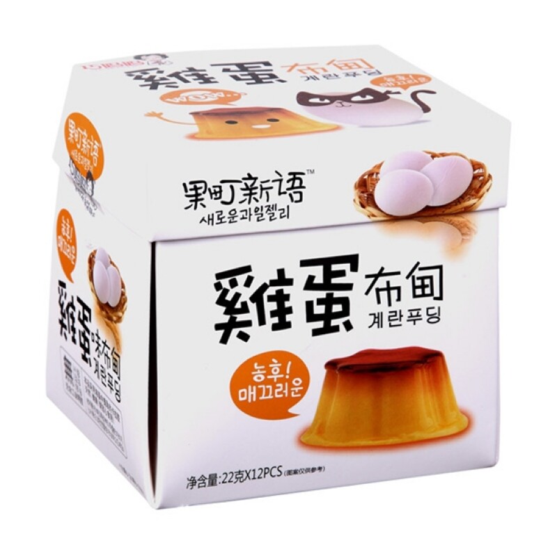 【天猫超市】巧妈妈 鸡蛋布甸264g盒 零食韩国果冻布丁